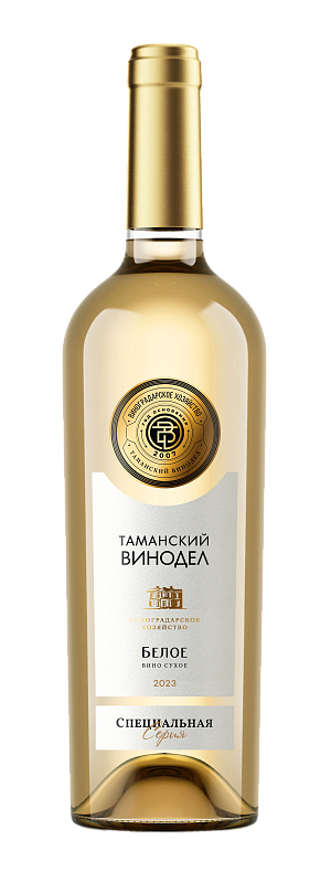 Вино сухое белое "Таманский Винодел - Специальная серия"